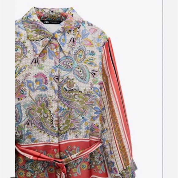 Zara NWT printed dress - Picture 4 of 6